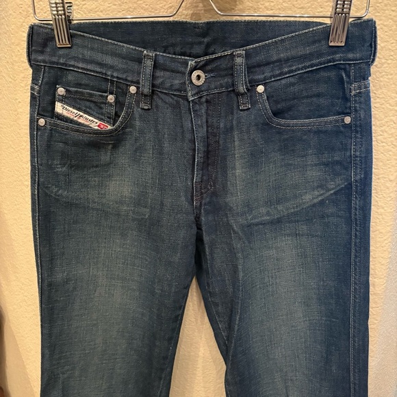 Vintage DIESEL Women Blue Y2K Jeans Size 28- Fits Small- Made in Italy - Picture 2 of 8